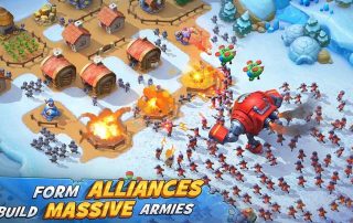 Fieldrunners Attack form alliances and build massive armies